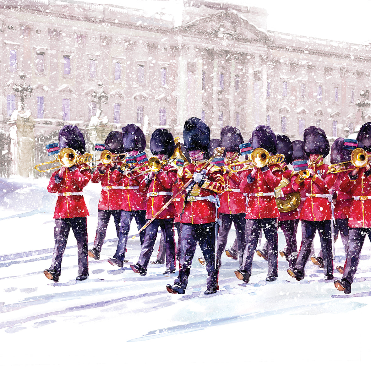 Marching Guardsman Christmas Cards
