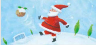 Santa Pudding Football Money Wallet